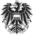 Adler mit Österreich Wappen